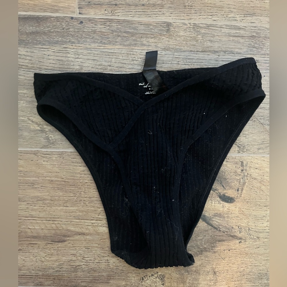 Out from under bikini bottoms